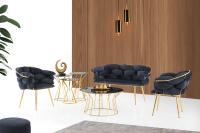 Balon Çay Seti Gold (2+1+1)