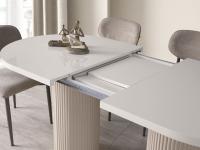 Bohem Sütun Ayaklı Açılır Masa Highgloss MDF