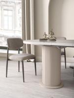 Bohem Sütun Ayaklı Açılır Masa Highgloss MDF