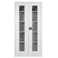 Çelik Camlı Dosya Dolabı - 198 cm
