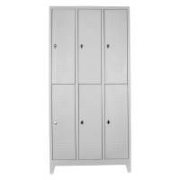 Standart Çelik Soyunma Dolabı - 6 Kapılı