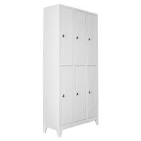 Standart Çelik Soyunma Dolabı - 6 Kapılı