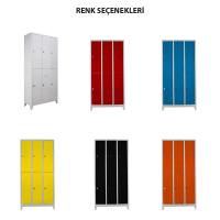 Standart Çelik Soyunma Dolabı - 6 Kapılı