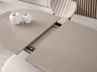 Star Açılır Yemek Masası 138+29x82 cm – Highgloss Parlak Yüzey, Metal Ayaklı, Genişletilebilir Açılır Masa Modeli